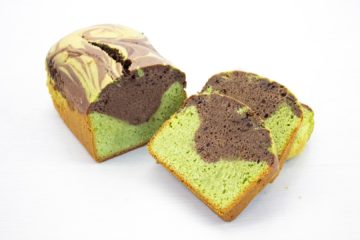 Vegan Matcha and Chocolate Marble Loaf Cake