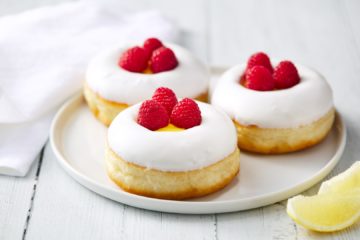 Lemon & Raspberry Doughnut – Vegan