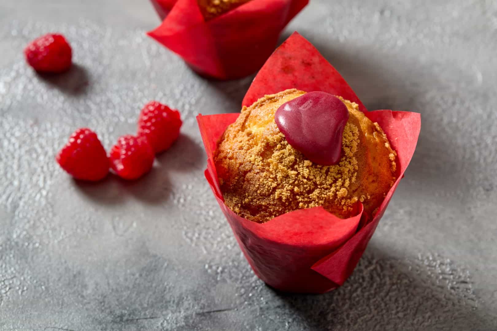 Raspberry Caramel Muffin - British Bakels