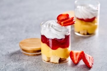 Strawberry Trifle Cake-away Jar