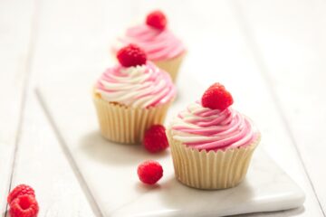 Raspberry Swirl Cupcake